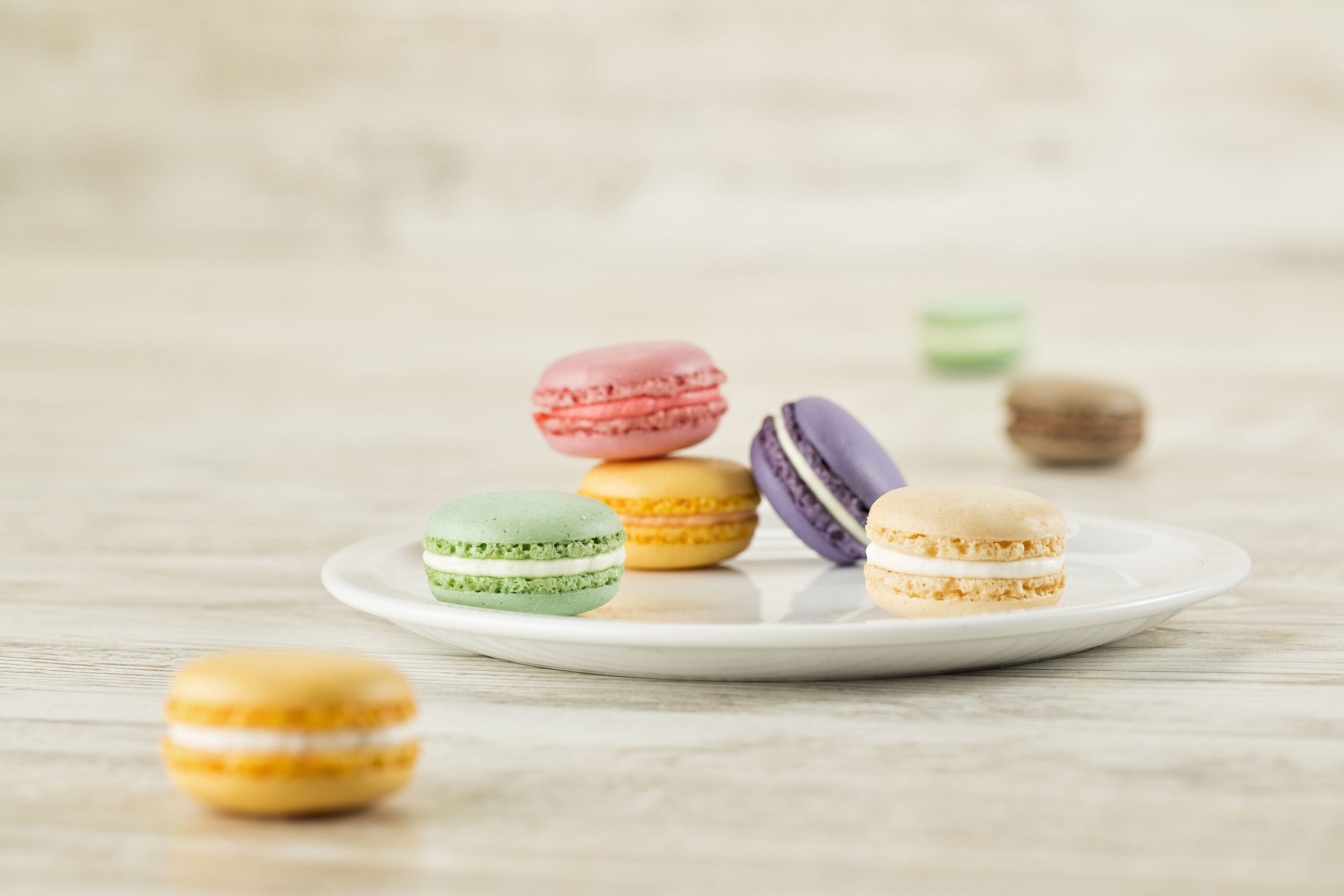 Bunte Macarons