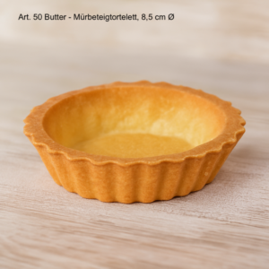 Butter-Mürbeteig-Torteletts (8,5 cm)